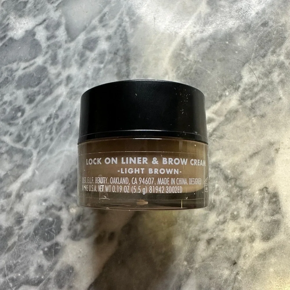 ELF e.l.f. Lock On Liner and Brow Cream Light Brown